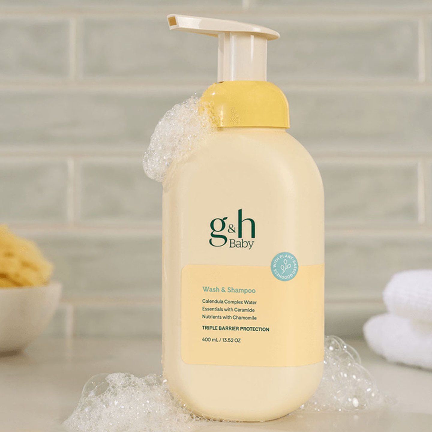 Gel de Baño y Shampoo para Bebé