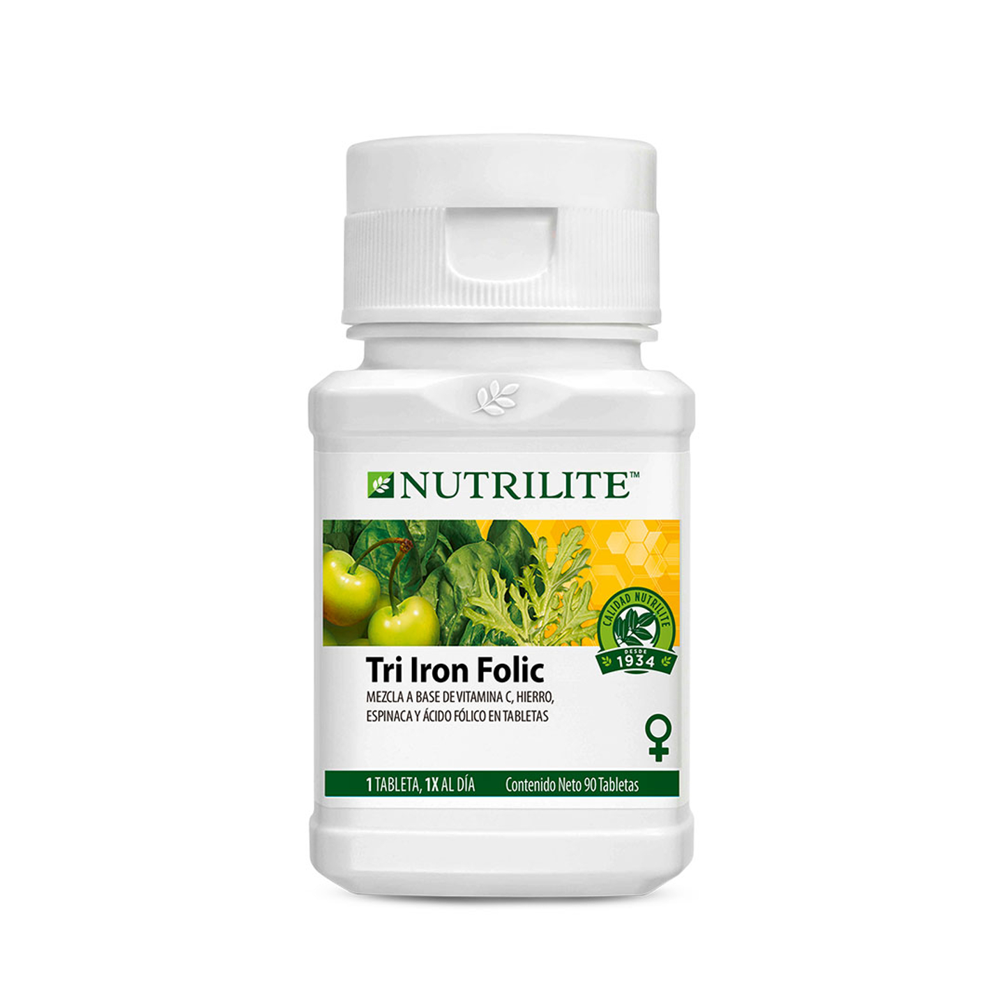 TRI IRON FOLIC MEZCLA A BASE DE VITAMINA C, HIERRO, ESPINACA Y ÁCIDO FÓLICO