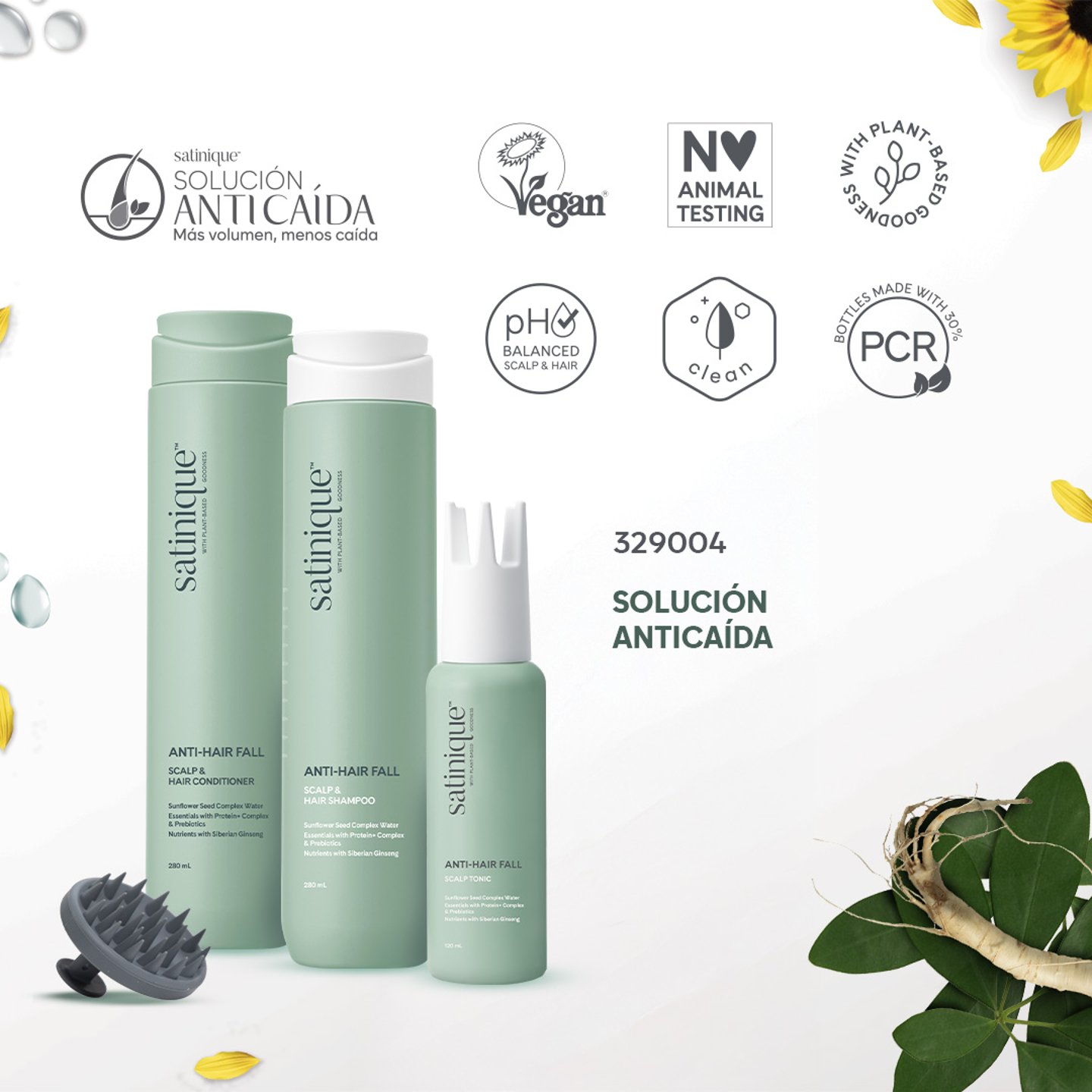 Sellos Solución anticaída Satinique 