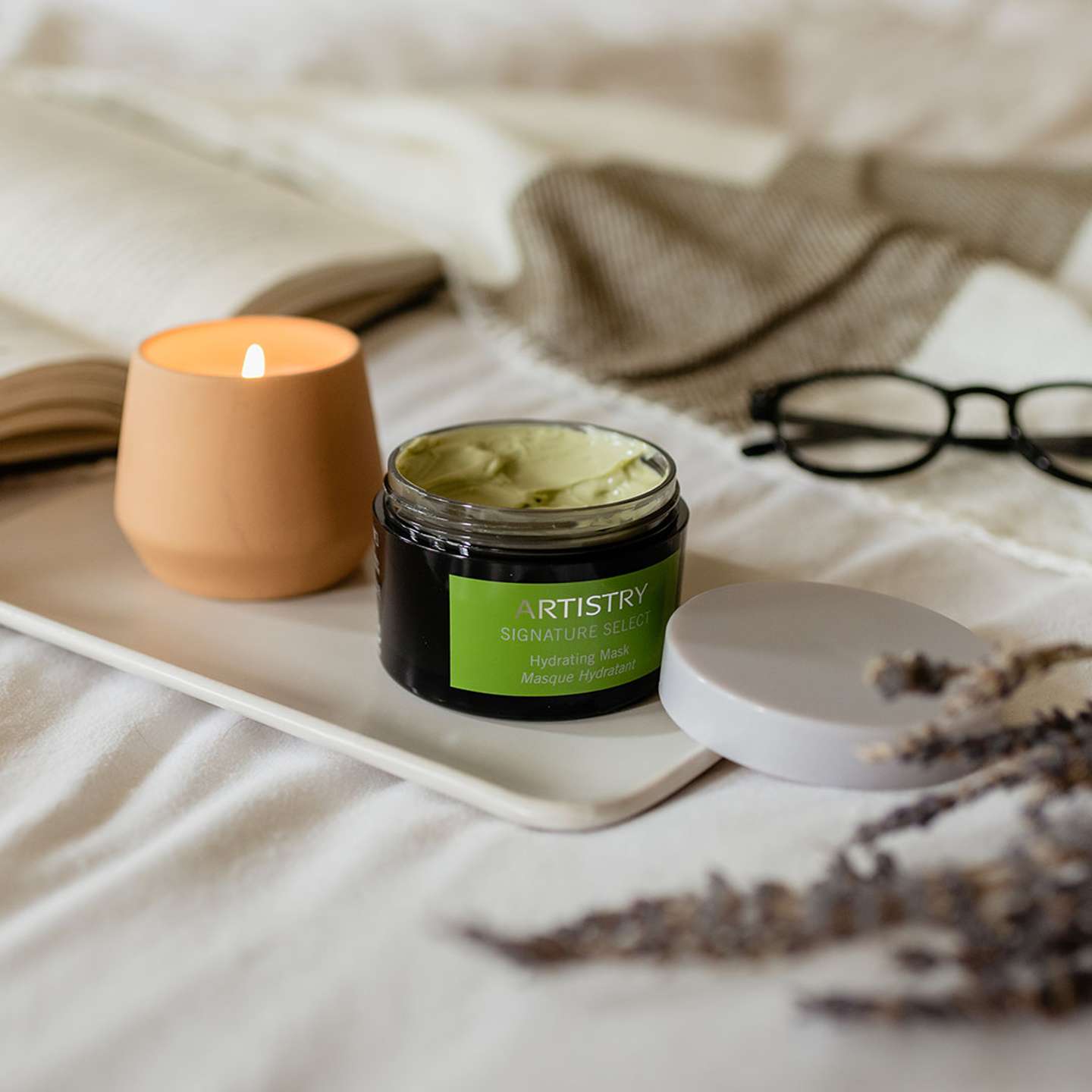 Mascarilla Hidratante, piel con apariencia más hidratada, suave y flexible