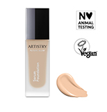 Base tipo serum Ivory 103 de cobertura ligera que brinda luminosidad, hidratación y un glow a tu piel hasta por 10 horas