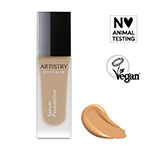Base tipo serum Beige 201 de cobertura ligera que brinda luminosidad, hidratación y un glow a tu piel hasta por 10 horas