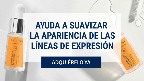 Suero Diario de Vitamina C + HA3 para las líneas de expresión de Artistry.
